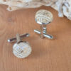 Boutons de manchette Abaca