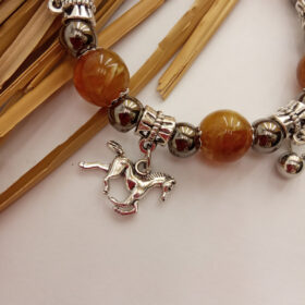 Bracelet cheval ambre