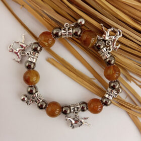 Bracelet cheval ambre