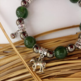 Bracelet cheval jade