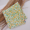 Pochette de costume fleurs jaune et vert