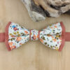 Noeud papillon Terracotta à fleurs Liberty