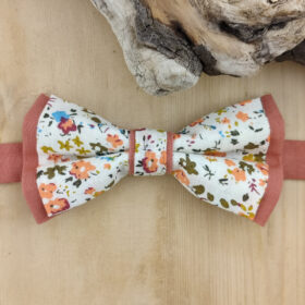 Noeud papillon Terracotta à fleurs Liberty