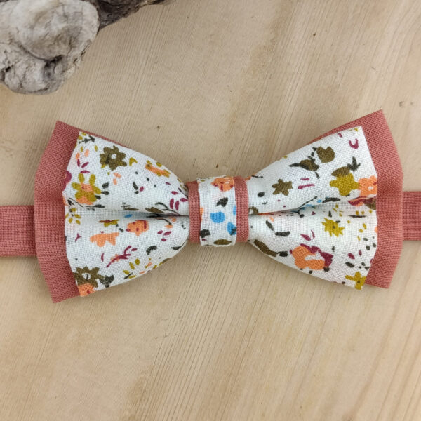 Noeud papillon bordeaux Liberty pour enfant