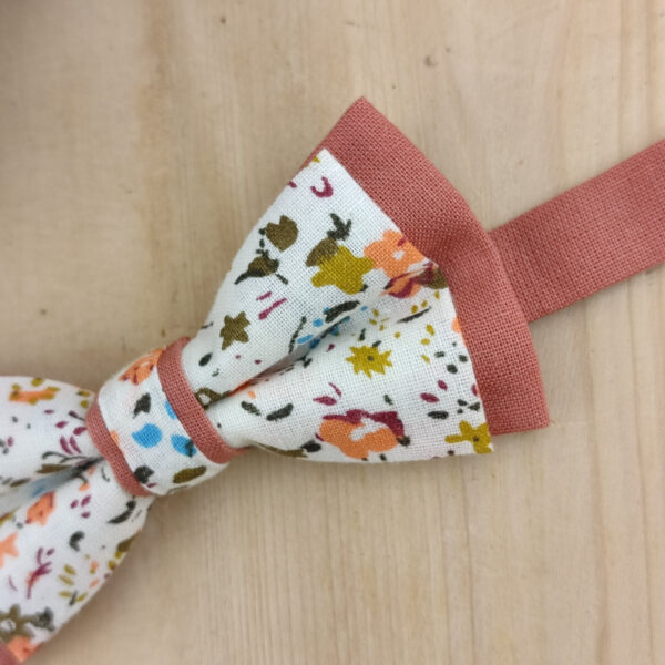 Noeud papillon bordeaux Liberty pour enfant