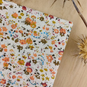 Pochette de costume terracotta Liberty