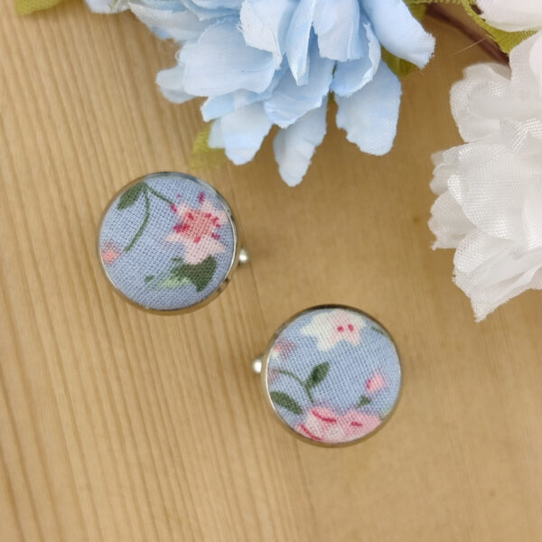 Boutons de manchette Liberty bleu