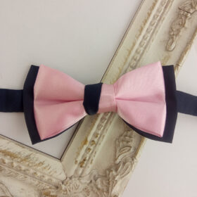 Noeud papillon rose et bleu pour enfant