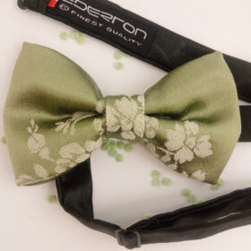 Noeud papillon vert sauge