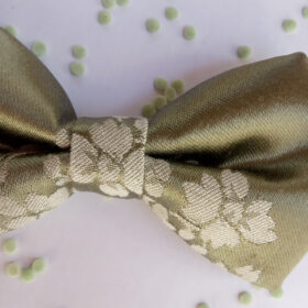 Noeud papillon vert sauge
