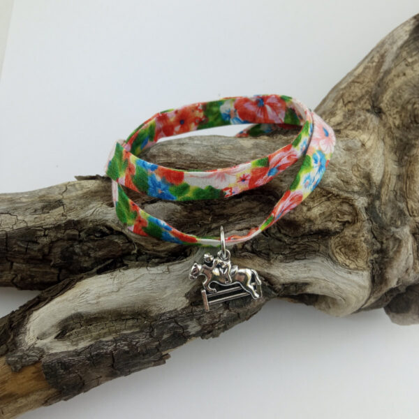 Bracelet double avec breloque équestre