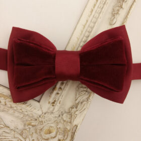 Noeud papillon bordeaux