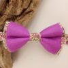 Noeud papillon violet Byzantin et Liberty