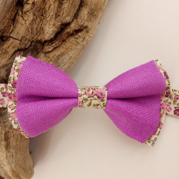 Noeud papillon violet Byzantin et Liberty
