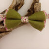 Noeud papillon kaki et Liberty