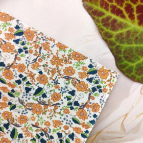 Pochette de costume Liberty marron clair