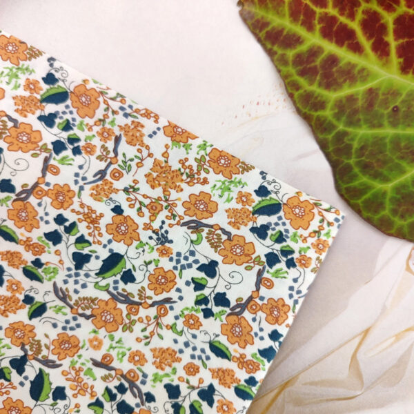 Pochette de costume Liberty marron clair