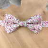 Noeud papillon double rose Liberty