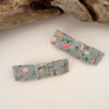 Barrette clic-clac Liberty rose