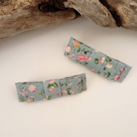 Barrette clic-clac Liberty rose