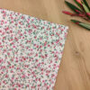 Pochette de costume fleurs Liberty rose