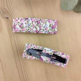 Barrette clic-clac Liberty rose