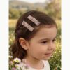 Barrette clic-clac Liberty rose
