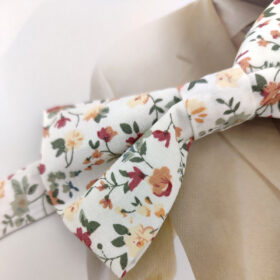 Noeud papillon bordeaux et vert sauge