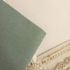 Pochette de costume vert sauge foncé