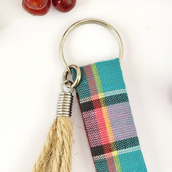 Porte clés Madras et coeur