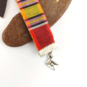 Bijou de licol tissu Madras