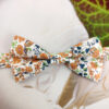 Noeud papillon Liberty terracotta pour enfant