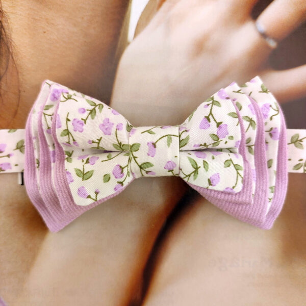 Noeud papillon parrme fleurs Liberty