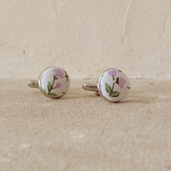 Boutons de manchettes parme Liberty