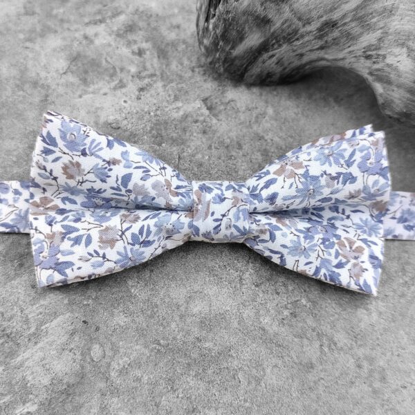 Noeud papillon double Liberty bleu, enfant