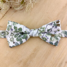 Noeud papillon verts sauge pour enfant