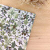 Pochette costume à fleurs verts sauge