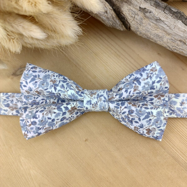 Noeud papillon Liberty bleu