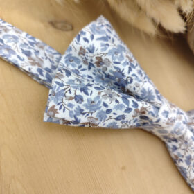Noeud papillon Liberty bleu
