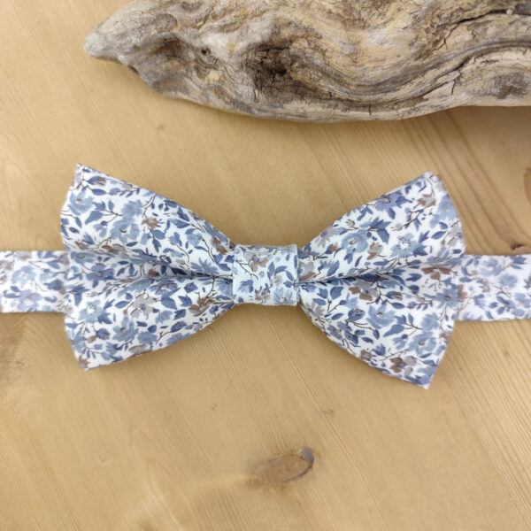 Noeud papillon Liberty bleu