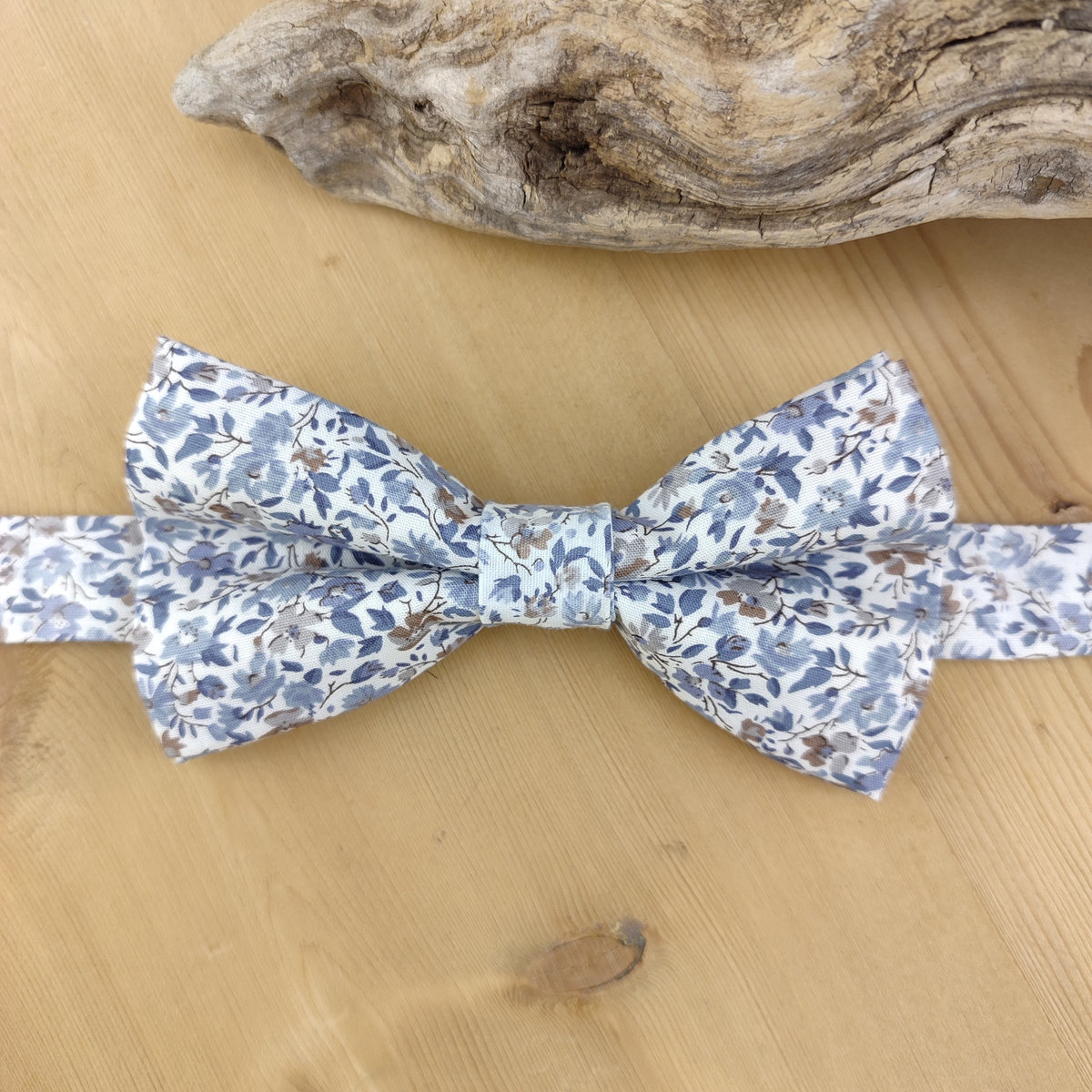 Noeud papillon Liberty bleu