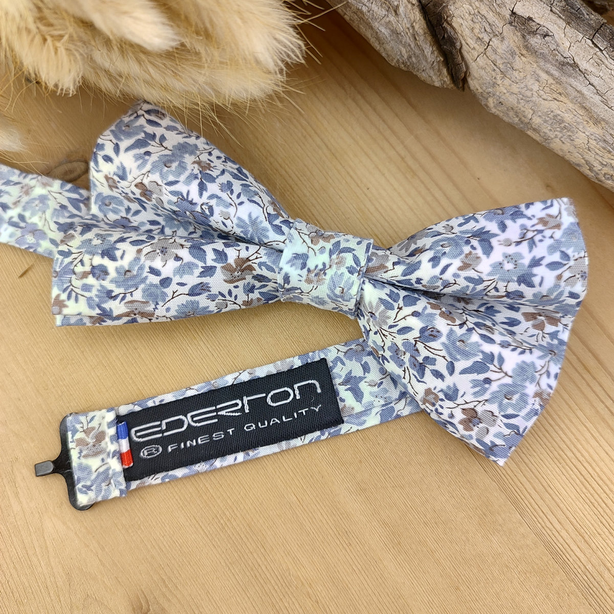Noeud papillon Liberty bleu