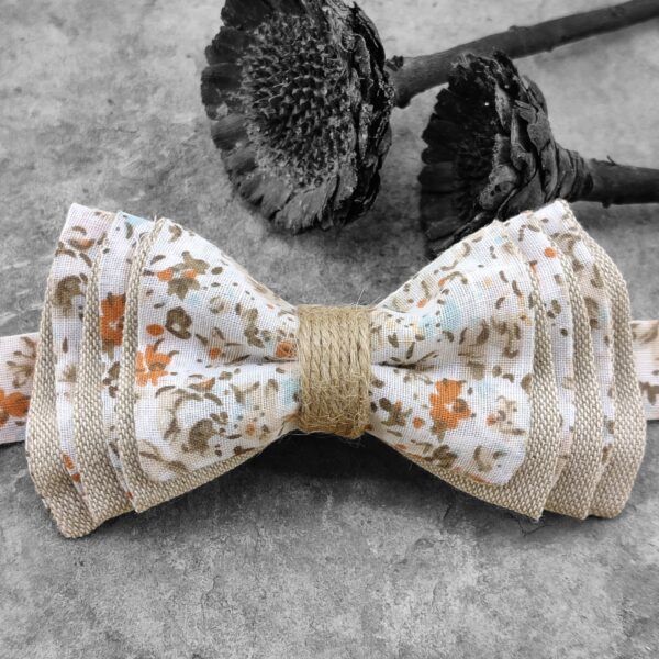 Noeud papillon Liberty Terracotta