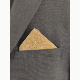 Pochette costume en liège