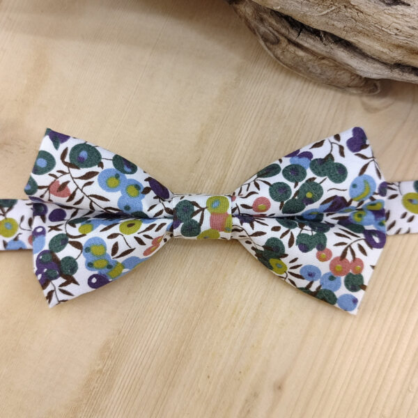 Noeud papillon Wiltshire vert et terracotta