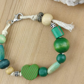Bracelet Bohème vert