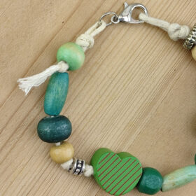 Bracelet Bohème vert