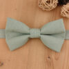 Noeud papillon vert sauge