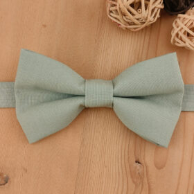 Noeud papillon vert sauge