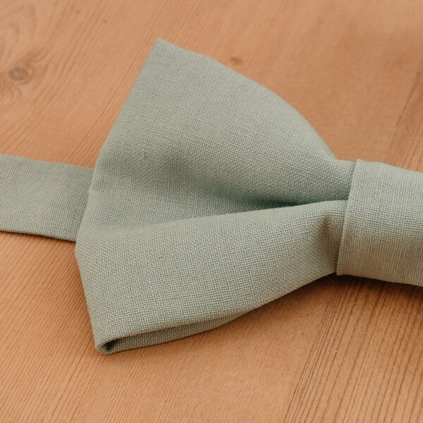 Noeud papillon vert sauge